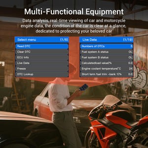 <span class=keywords><strong>OBD2</strong></span>スキャナー＆オートバイ診断コンピューター プロフェッショナル<span class=keywords><strong>OBD2</strong></span>コードリーダー 汎用車・オートバイ対応 - Product Image 4