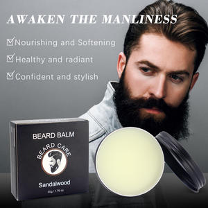 YURHERSU Argile à barbe pour homme, soin <span class=keywords><strong>de</strong></span> la peau biologique naturel, personnalisation OEM, hydratante, rafraîchissante, tenue forte, anti-frisottis - Product Image 2