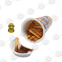 Collations de haute qualité pour enfants : Biscuits à la sauce chocolatée, Surprise Choco Cup, Bonbons, Jouet, Bâtonnets de biscuits croustillants, Confiture, Chocolat