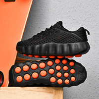 Chaussures de marche à lacets pour hommes et femmes grandes tailles, printemps, semelle souple, légères, respirantes, absorption des chocs, plusieurs tailles