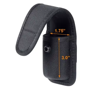 Gegoten Oc/Foelie Pepperspuitzak Met Bovenste Flap Zwart Verborgen Snap <span class=keywords><strong>Holster</strong></span> Voor Mk3 Oc/<span class=keywords><strong>Mace</strong></span> Veiligheidsproduct - Product Image 4