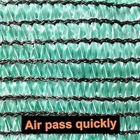 Toile d'ombrage verte avec œillets, bâche d'ombrage robuste de qualité supérieure, bâche en maille anti-UV pour jardin, tomates.