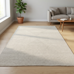Alfombra Moderna de Lana Abstracta Anudada a Mano, Lavable, Antideslizante, Rectangular, para Comedor, Decoración del Hogar - Product Image 3