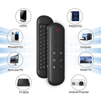 Ratón Aéreo M5 2.4G Inalámbrico BT de Modo Dual, Teclado y Ratón para TV Android, Decodificador, Control Remoto Infrarrojo