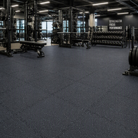Tapis de sol de protection robuste en caoutchouc haute densité antidérapant pour usage commercial et domestique, idéal pour la gym, vente en gros directe usine