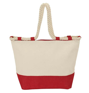 Bolsa de lona en blanco, bolsa de compras personalizada de lona gruesa de algodón, bolsa grande de lona con asa. - Product Image 3