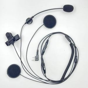 Kit <span class=keywords><strong>d</strong></span>'interphone filaire <span class=keywords><strong>pour</strong></span> <span class=keywords><strong>casque</strong></span> ouvert Communication de groupe en temps réel Rider-to-Rider <span class=keywords><strong>pour</strong></span> radio Kendwood 2Pin - Product Image 1