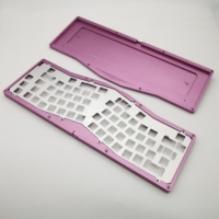 Boîtier de clavier mécanique en aluminium, Gaming, OEM, CNC, 100 pièces, plaque, poids, haut et bas