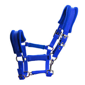 Bocado Ecuestre de Ocho Pies de Largo, Material PP, Rojo/Azul/Negro, Arnés de Textil para Caballos - Product Image 3