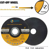 Disques de coupe 125 mm en stock, 500 pièces, ultra-minces et durables (1 mm) pour acier, fer, aluminium, métaux ferreux, pour meuleuse d'angle, livraison rapide