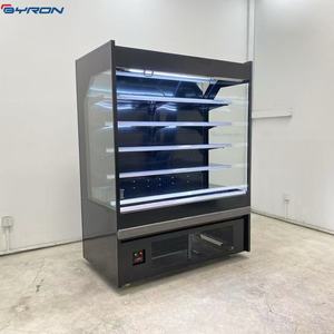 Refrigerador Comercial Independiente con Cortina de <span class=keywords><strong>Aire</strong></span> BYRON, Exhibidor Abierto para Supermercados, Equipo de Refrigeración Ecológico - Product Image 4