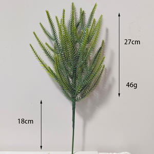 Adorno de árbol artificial verde <span class=keywords><strong>para</strong></span> decoración de interiores del hogar Agujas de <span class=keywords><strong>pino</strong></span> de Acción de Gracias - Product Image 6