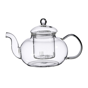 Cinese trasparente ad alta <span class=keywords><strong>borosilicato</strong></span> produttore di fiori d'oro infusore di servizio allentato foglia comodo <span class=keywords><strong>vetro</strong></span> riscaldato e <span class=keywords><strong>teiera</strong></span> - Product Image 3