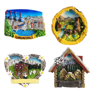 Aimant de réfrigérateur personnalisé en résine, drapeau Norvège Danemark, guerrier Viking, troll, souvenir, aimant de réfrigérateur troll, aimant souvenir Kjolesmagnet - Product Image 2