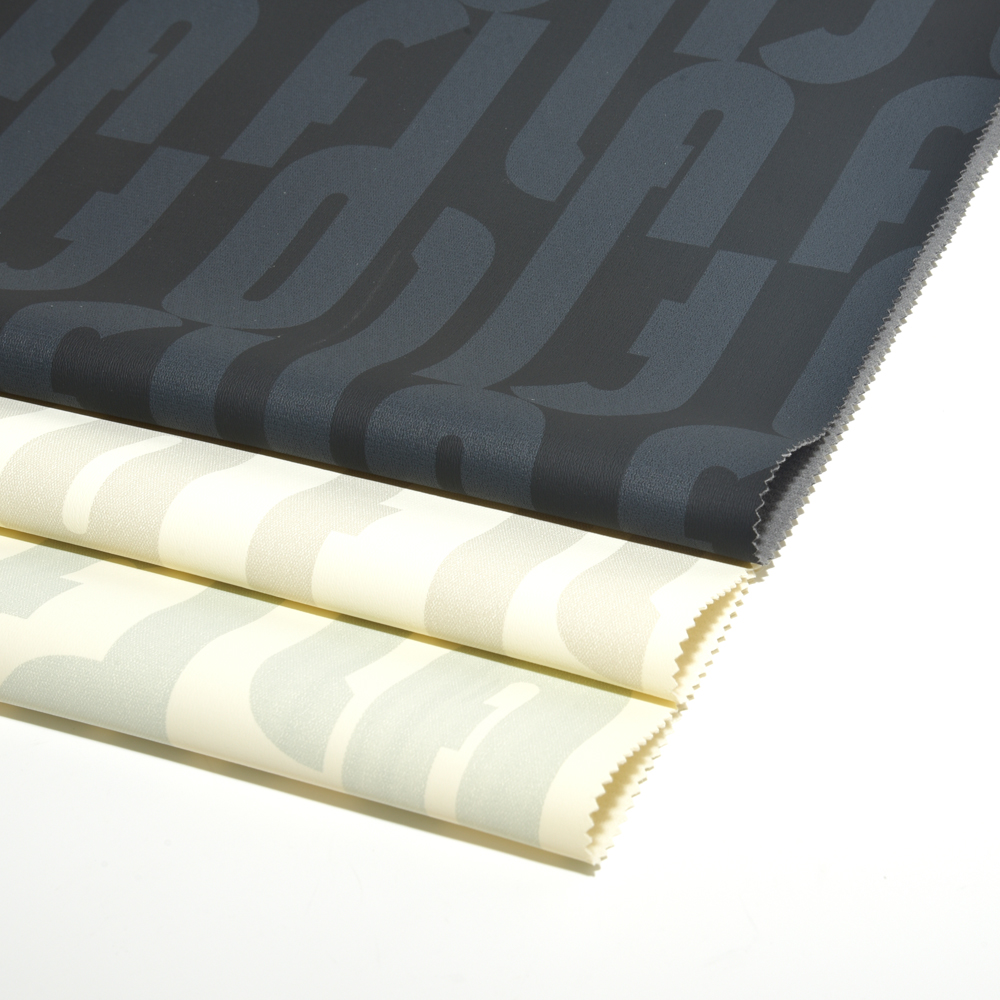 Printed Synthetic Leather Jacket Fabric High-Definition Pattern Customization Fashion Jacket Material