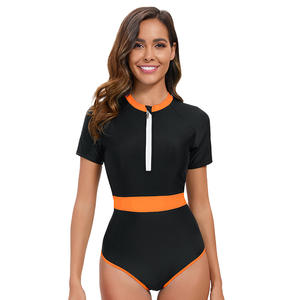 Europa América sin mangas Hipster traje de baño de una pieza para Mujeres Nuevo multicolor Sexy espalda descubierta triángulo Bikini Fitness traje de baño - Product Image 2