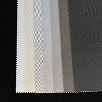 Tissu pour stores enrouleurs à texture fine et unie, avec 3 % d'ouverture, couleur personnalisable, matière première pour pare-soleil de fenêtre