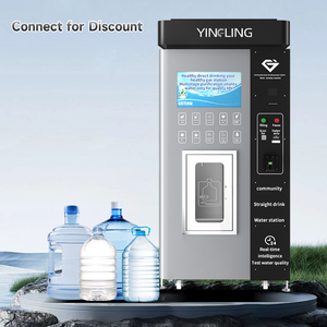 Máquina Expendedora de Agua Purificada con Hidrógeno de Autoservicio Comercial, Dispensador de Botellas con Recarga Automática, Operado con Tarjeta de Crédito o Token, SDK - Product Image 1