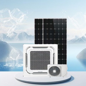 <span class=keywords><strong>Aire</strong></span> <span class=keywords><strong>Acondicionado</strong></span> Central con Panel <span class=keywords><strong>Solar</strong></span> Montado en el Techo, Conectado a la Red, ACDC, Alta Eficiencia Energética, 18000 BTU, 2 HP, <span class=keywords><strong>para</strong></span> Uso Doméstico en Exteriores - Product Image 4