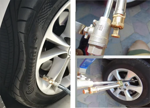 אוטומטי בלחץ גבוה מכונת מתנפחים בלחץ גבוה עם 99.6% רכב טהור מתנפחים צמיג - Product Image 5