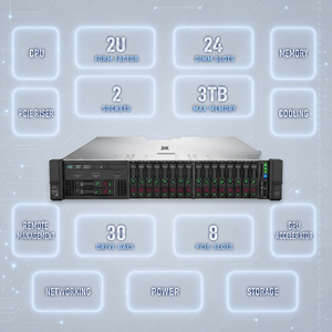 เซิร์ฟเวอร์มือสอง DL380 Gen10 ปรับสภาพใหม่ DL340 DL180 DL388 2U NAS SMB NIC แฟลชไดรฟ์ หน่วยความจำ แชสซี คอมพิวเตอร์ * DL380 Gen10 ปรับสภาพใหม่ 2U Ra - Product Image 3