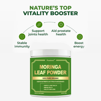Poudre d'extrait de feuille de Moringa 100 % pure, végétalienne, marque privée OEM, supplément antioxydant pour l'énergie, la santé des articulations, du système immunitaire, de la peau et des cheveux