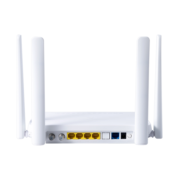XGSPON ONU 2.5G+4G+WIFI+2CATV+2USB Fiber Optic Equipment Enterprise Routers