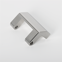 Support de montage de vérin pneumatique usiné CNC en acier inoxydable/aluminium poli miroir, avec dessin personnalisé pris en charge, précision 0,005 mm
