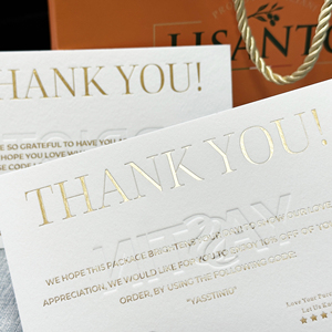 Tây Ban Nha đám cưới Cảm ơn bạn thẻ với thiết kế sang trọng tùy chỉnh in ấn logo của riêng bạn thẻ giấy - Product Image 6