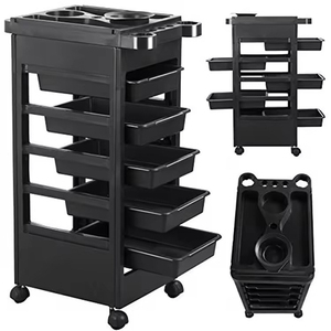 Carrito de Peluquería Multifuncional U-T24, Muebles Profesionales para Salón de Belleza, Carrito Rodante para Peluquería - Product Image 2