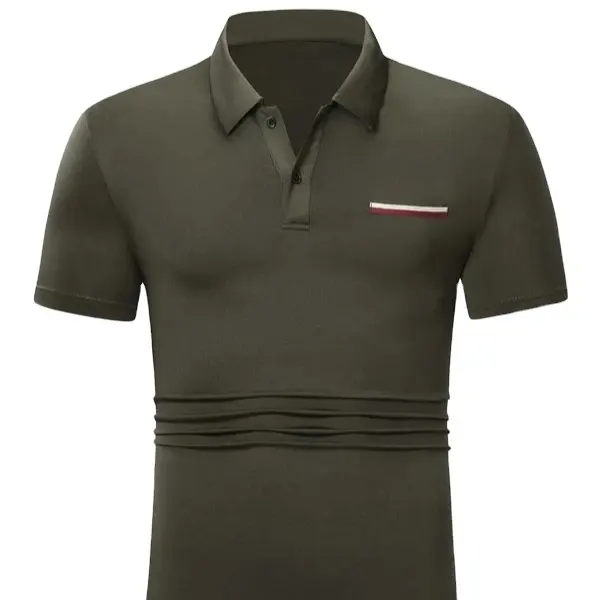 Polo personnalisé de haute qualité 100% coton pour hommes, combinaison de couleurs brodées à la main