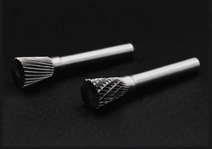 Karbür çapak <span class=keywords><strong>tungsten</strong></span> çelik taşlama kafası freze kesicisi tek tahıl N16NX1213M06 karbür döner matkap - Product Image 4