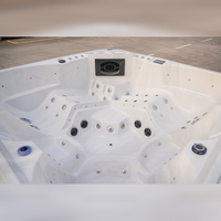 Soldes Exceptionnelles Spa Extérieur 5-6 Personnes Bain à Remous de Massage Jacuzzi