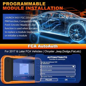 Escáner de Diagnóstico Bidireccional de Sistema Completo LAUNCH Creader Elite 2.0 FGC para Ford GM <span class=keywords><strong>Chrysler</strong></span> - Product Image 5