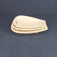 Assiette à collation classique chinoise en mélamine, plateau irrégulier pour restaurant, dessert, pain, gâteau, service alimentaire de mariage