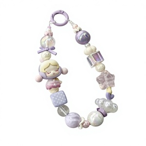 Skullpanda Crybaby DIY Accessoires de téléphone en plastique acrylique Bracelet coloré Charme de téléphone Mobile Mignon Popmart Vente en gros Porte-clés - Product Image 6