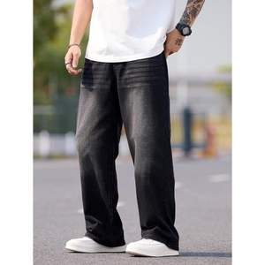 2025 hombres Y2K estilo Hip Hop Baggy Gothic Jeans pantalones de mezclilla de pierna ancha Street Fashion Streetwear - Product Image 3