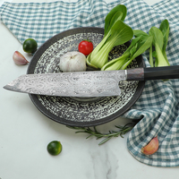 Couteaux de Chef de cuisine en acier damas de 8 pouces, en poudre suédoise, de qualité supérieure, avec poignée classique
