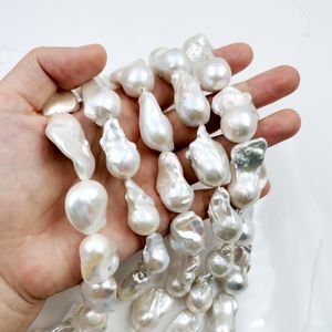 Perlas Edison Genuinas de Agua Dulce 22 mm Grado AAA Blancas Grandes Sueltas al por Mayor de Tamaño Pequeño para Joyería - Product Image 3