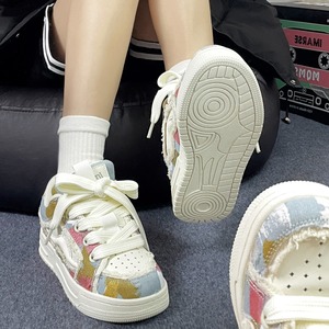 Original cowboy graffiti trendy couple shoes men's trendy shoes thick sole board shoes street men's and women's shoes - Product Image 2