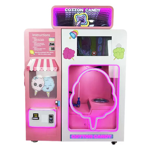 Distributeur automatique de barbe à papa commercial entièrement automatique, machine à guimauves colorées, équipement de vente libre-service sans personnel - Product Image 3