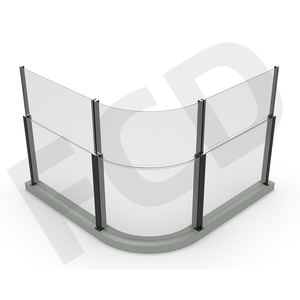 Balustrade en verre personnalisé main courante coupe-vent balustrade en verre rétractable pour l'extérieur thé café <span class=keywords><strong>et</strong></span> <span class=keywords><strong>restaurant</strong></span> - Product Image 4