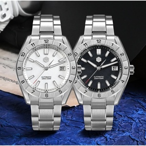 Montre San Martin 42 mm avec cadran en pierres précieuses NH35 pour homme, à remontage automatique, saphir BGW-X1, 10 bars, étanche, Reloj Hombre SN0130B - Product Image 5