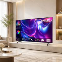 TV LED Smart 2K 120Hz 32-75 Inch Laris Manis dengan WiFi dan Dukungan Multi-Bahasa untuk Hotel