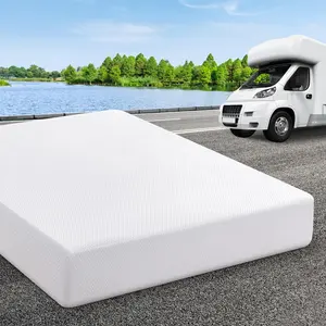 Hotel Luxury Natural Latex Pillow Top Gel Twin Bed Roll Up Foldaway Pocket Coil Bonnel Spring Mattress In A Box