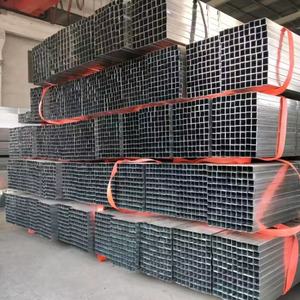 Tubería galvanizada de inmersión en caliente, tubo cuadrado rectangular de acero al carbono hueco, 20x40, 40x60, 80x80, SHS - Product Image 2
