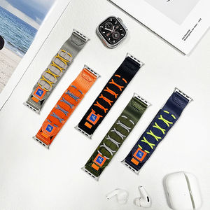 Bracelet en nylon tissé ShanHai Sport pour Apple Watch Ultra Band 49mm 45mm 42mm <span class=keywords><strong>44</strong></span> <span class=keywords><strong>mm</strong></span> Bracelet <span class=keywords><strong>IWatch</strong></span> Series 10 9 7 6 5 4 8 <span class=keywords><strong>Se</strong></span> Bandes - Product Image 2