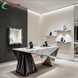 Vitrina Moderna <span class=keywords><strong>de</strong></span> Lujo para Joyería, Exhibición <span class=keywords><strong>de</strong></span> Collares <span class=keywords><strong>de</strong></span> Diamantes, Decoración <span class=keywords><strong>de</strong></span> Tienda, Diseño Interior Personalizado para Joyerías - Product Image 3