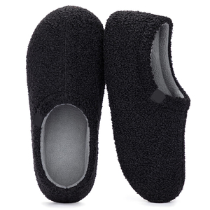 Pantuflas de Invierno con Punta Redonda y Espuma Viscoelástica, Suela Antideslizante, Cómodas - Product Image 1