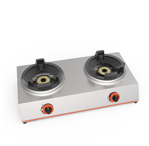 Cuisinière à <span class=keywords><strong>gaz</strong></span> double brûleur de haute qualité et robuste, à haut rendement thermique, idéale pour la cuisine et le camping - Product Image 1